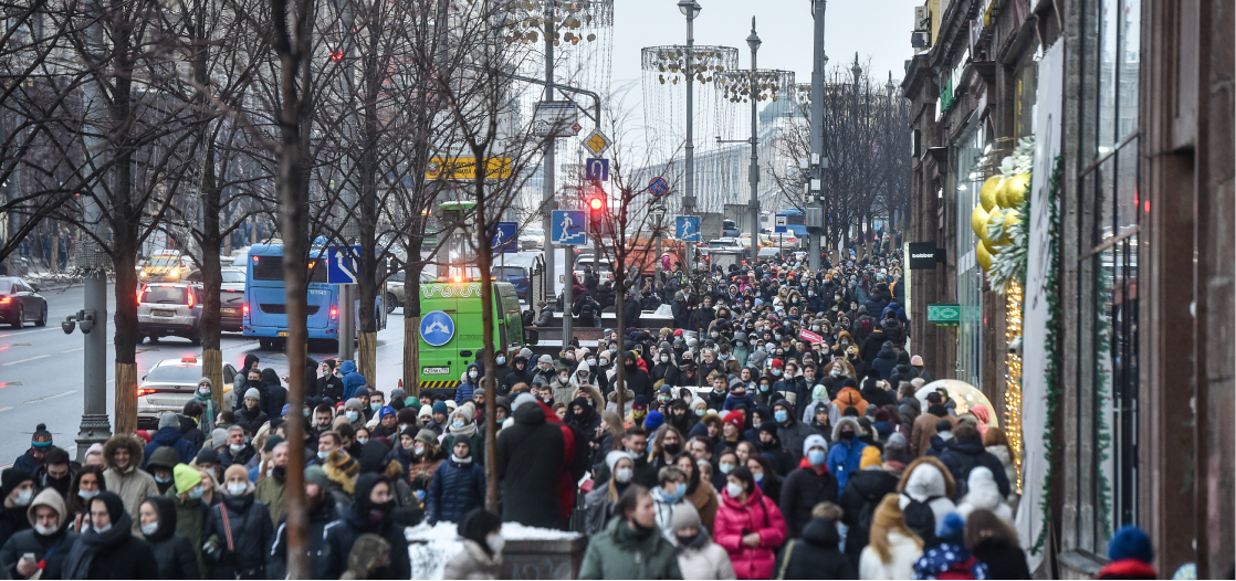 Митинг 23 января, Москва Фото: Дмитрий Серебряков